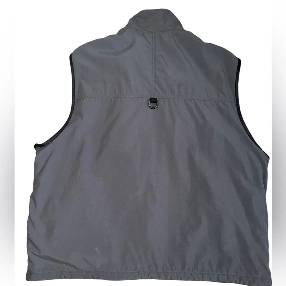 Eddie Bauer XL Tall Gray Fleece Lined Outdoor Vest